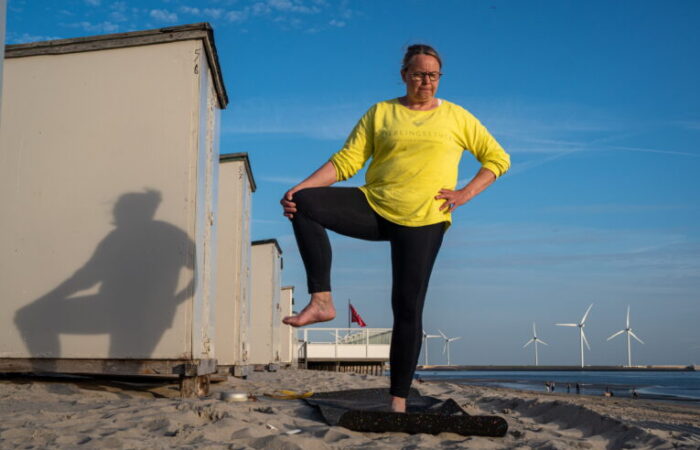 Yoga am Strand